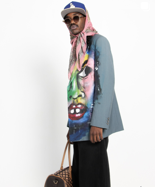 Painted Silk Scarf